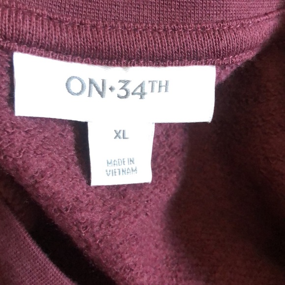 Women's Embellished Elbow-Sleeve Sweatshirt, Created for Macy's - Picture 7 of 8